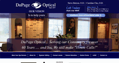 Desktop Screenshot of dupageoptical.com